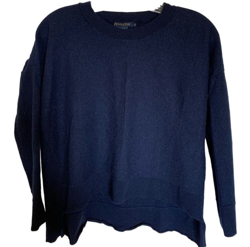 Pendleton wool sweater size small dark blue